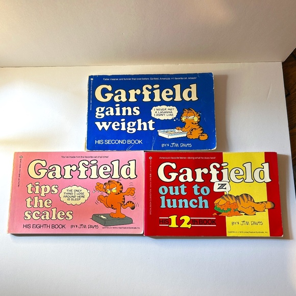 Vintage Garfield Books - Lot of 3 Comic Books - Picture 1 of 16